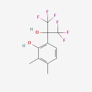 6-(1,1,1,3,3,3-Hexafluoro-2-hydroxypropan-2-yl)-2,3-dimethylphenol