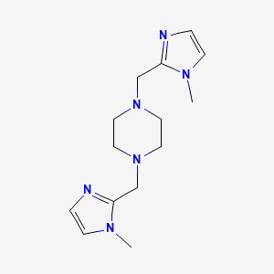 1,4-bis[(1-methyl-1H-imidazol-2-yl)methyl]piperazine