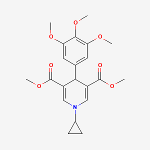 Dimethyl 1-cyclopropyl-4-(3,4,5-trimethoxyphenyl)-1,4-dihydropyridine-3,5-dicarboxylate