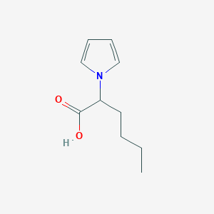 molecular formula C10H15NO2 B11086018 2-(1H-pyrrol-1-yl)hexanoic acid 