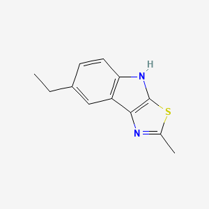 7-ethyl-2-methyl-4H-[1,3]thiazolo[5,4-b]indole