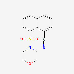 8-(Morpholin-4-ylsulfonyl)naphthalene-1-carbonitrile