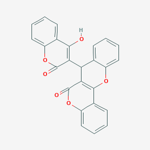 7-(4-hydroxy-2-oxo-2H-chromen-3-yl)-6H,7H-chromeno[4,3-b]chromen-6-one