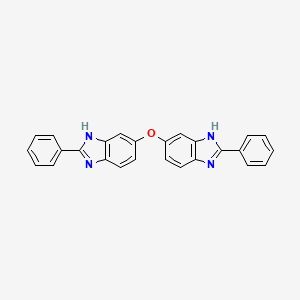 molecular formula C26H18N4O B11086506 6,6'-oxybis(2-phenyl-1H-benzimidazole) 