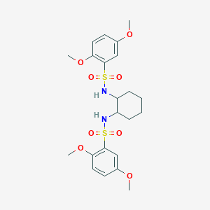 N,N'-1,2-Cyclohexanediylbis(2,5-dimethoxybenzenesulfonamide)