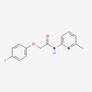 molecular formula C14H13IN2O2 B11086541 2-(4-iodophenoxy)-N-(6-methylpyridin-2-yl)acetamide 