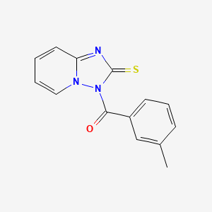 (2-Thioxo-2H-[1,2,4]triazolo[1,5-a]pyridin-3-yl)-m-tolyl-methanone