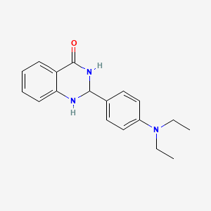 2-[4-(diethylamino)phenyl]-2,3-dihydroquinazolin-4(1H)-one