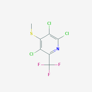 2,3,5-Trichloro-4-(methylsulfanyl)-6-(trifluoromethyl)pyridine