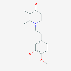 1-[2-(3,4-Dimethoxyphenyl)ethyl]-2,3-dimethylpiperidin-4-one