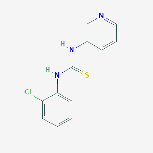 molecular formula C12H10ClN3S B11086840 1-(2-Chlorophenyl)-3-pyridin-3-ylthiourea 