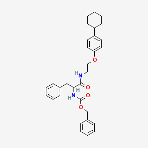 molecular formula C31H36N2O4 B11087157 Nalpha-[(benzyloxy)carbonyl]-N-[2-(4-cyclohexylphenoxy)ethyl]phenylalaninamide 