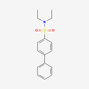 molecular formula C16H19NO2S B11087237 N,N-diethylbiphenyl-4-sulfonamide 