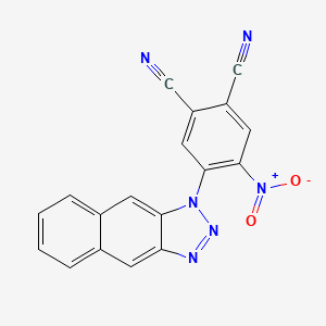 4-Naphtho[2,3-d][1,2,3]triazol-1-yl-5-nitro-phthalonitrile