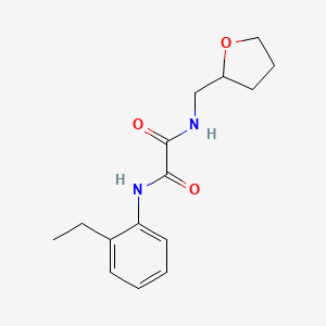 molecular formula C15H20N2O3 B11087317 N-(2-ethylphenyl)-N'-(tetrahydrofuran-2-ylmethyl)ethanediamide 