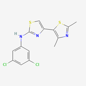 N-(3,5-dichlorophenyl)-2',4'-dimethyl-4,5'-bi-1,3-thiazol-2-amine