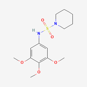 molecular formula C14H22N2O5S B11087395 N-(3,4,5-trimethoxyphenyl)piperidine-1-sulfonamide 