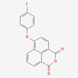 molecular formula C18H9FO4 B11087411 6-(4-fluorophenoxy)-1H,3H-benzo[de]isochromene-1,3-dione 