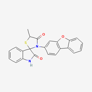 3'-Dibenzo[B,D]furan-3-YL-5'-methyl-4'H-spiro[indole-3,2'-[1,3]thiazolidine]-2,4'(1H)-dione