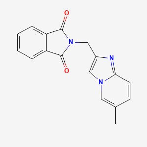 2-[(6-methylimidazo[1,2-a]pyridin-2-yl)methyl]-1H-isoindole-1,3(2H)-dione