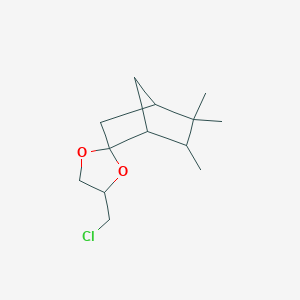 4'-(Chloromethyl)-5,5,6-trimethylspiro[bicyclo[2.2.1]heptane-2,2'-[1,3]dioxolane]