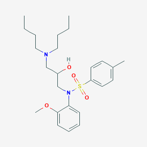 N-[3-(dibutylamino)-2-hydroxypropyl]-N-(2-methoxyphenyl)-4-methylbenzenesulfonamide