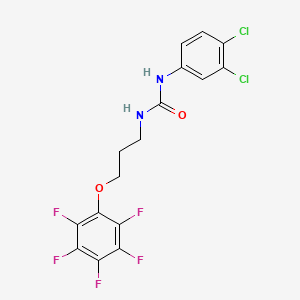 1-(3,4-Dichlorophenyl)-3-[3-(pentafluorophenoxy)propyl]urea