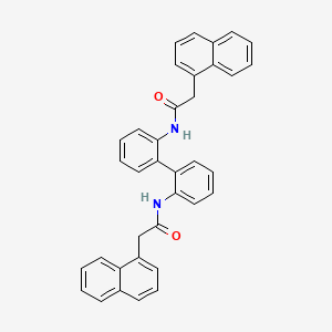 N,N'-Biphenyl-2,2'-diylbis[2-(1-naphthyl)acetamide]