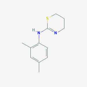 molecular formula C12H16N2S B11088645 N-(2,4-dimethylphenyl)-5,6-dihydro-4H-1,3-thiazin-2-amine 