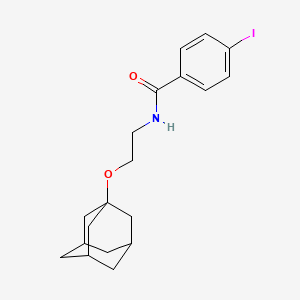 N-[2-(1-adamantyloxy)ethyl]-4-iodobenzamide