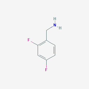 molecular formula C7H7F2N B110887 2,4-二氟苄胺 CAS No. 72235-52-0