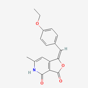 (1E)-1-(4-ethoxybenzylidene)-6-methylfuro[3,4-c]pyridine-3,4(1H,5H)-dione