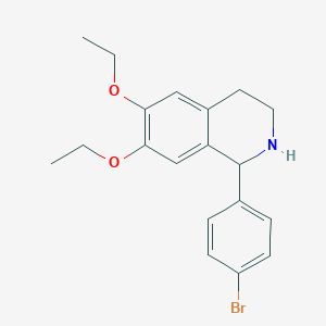 1-(4-Bromophenyl)-6,7-diethoxy-1,2,3,4-tetrahydroisoquinoline