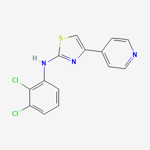 N-(2,3-dichlorophenyl)-4-(pyridin-4-yl)-1,3-thiazol-2-amine