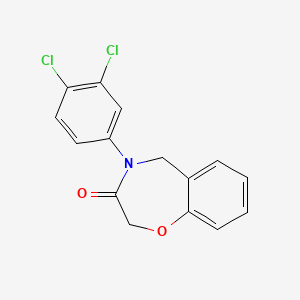 4-(3,4-dichlorophenyl)-4,5-dihydro-1,4-benzoxazepin-3(2H)-one