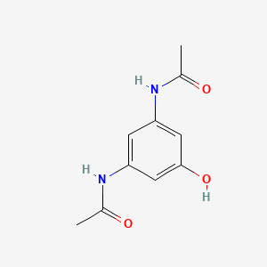 molecular formula C10H12N2O3 B11088977 N-(3-acetamido-5-hydroxyphenyl)acetamide 