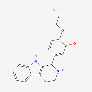 1-(3-methoxy-4-propoxyphenyl)-2,3,4,9-tetrahydro-1H-beta-carboline