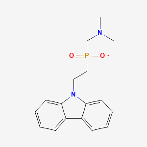 molecular formula C17H20N2O2P- B11089052 [2-(9H-carbazol-9-yl)ethyl][(dimethylamino)methyl]phosphinate 