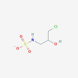 molecular formula C3H7ClNO4S- B11089169 N-(3-chloro-2-hydroxypropyl)sulfamate 