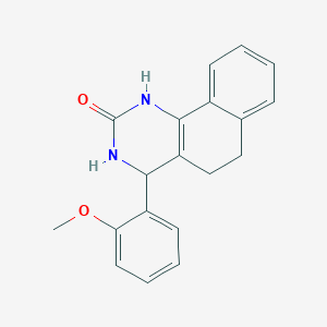 4-(2-methoxyphenyl)-3,4,5,6-tetrahydrobenzo[h]quinazolin-2(1H)-one