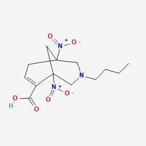 3-Butyl-1,5-dinitro-3-azabicyclo[3.3.1]non-6-ene-6-carboxylic acid