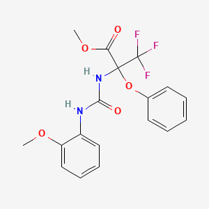 methyl 3,3,3-trifluoro-N-[(2-methoxyphenyl)carbamoyl]-2-phenoxyalaninate