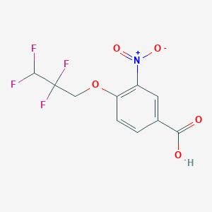 3-Nitro-4-(2,2,3,3-tetrafluoropropoxy)benzoic acid