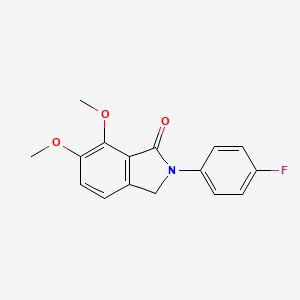 2-(4-Fluorophenyl)-6,7-dimethoxyisoindolin-1-one