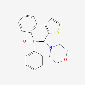 4-[(Diphenylphosphoryl)(thiophen-2-yl)methyl]morpholine