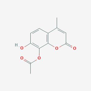 7-Hydroxy-4-methyl-2-oxochromen-8-yl acetate