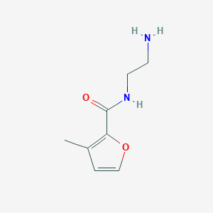 molecular formula C8H12N2O2 B11089473 N-(2-aminoethyl)-3-methylfuran-2-carboxamide 