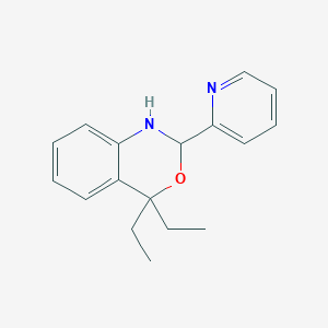 4,4-Diethyl-2-pyridin-2-yl-1,4-dihydro-2H-benzo[d][1,3]oxazine