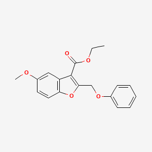 Ethyl 5-methoxy-2-(phenoxymethyl)-1-benzofuran-3-carboxylate