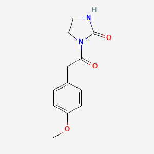 1-[(4-Methoxyphenyl)acetyl]imidazolidin-2-one